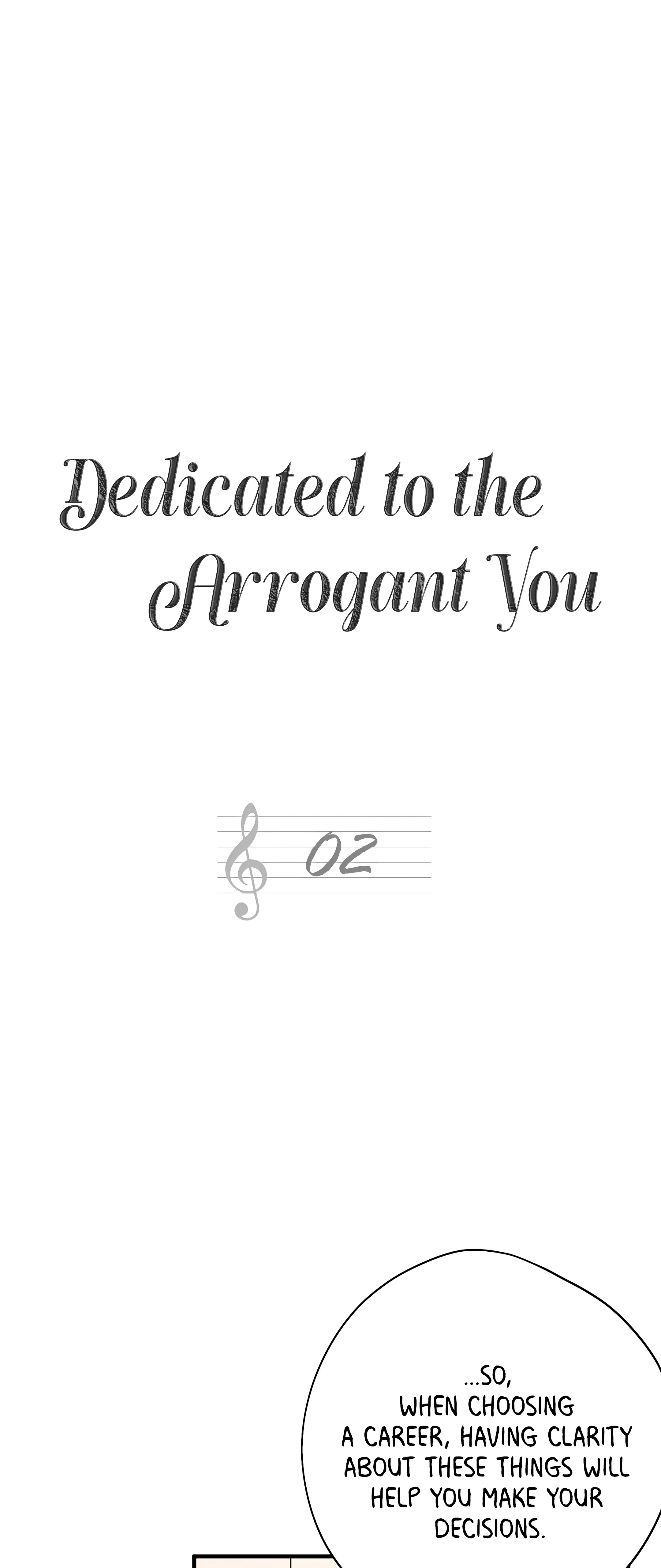 Dedicated To The Arrogant You - Chapter 2 Page 6