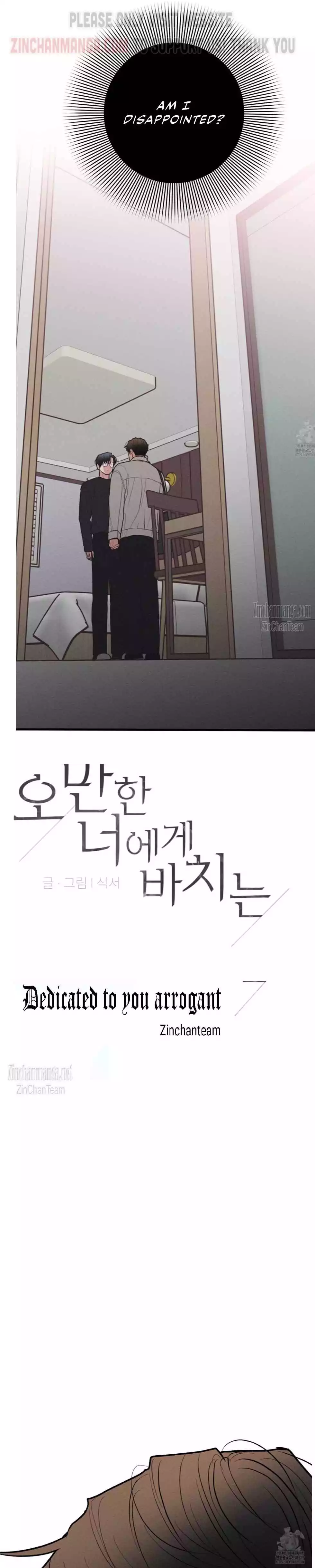 Dedicated To The Arrogant You - Chapter 40 Page 1