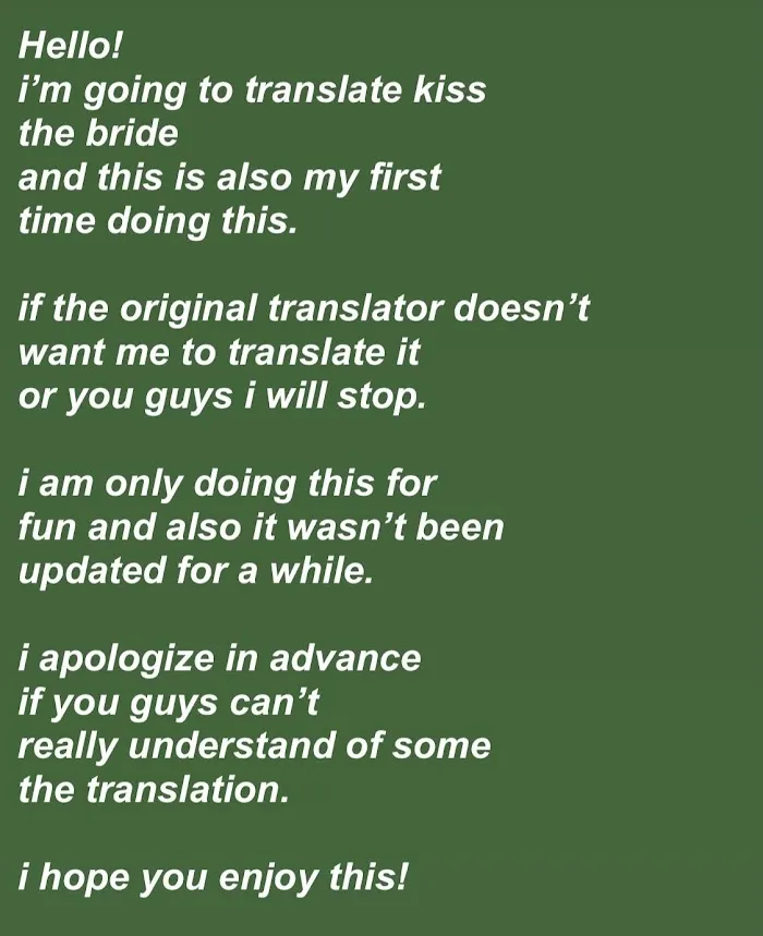 Kiss The Bride - Chapter 15 Page 1