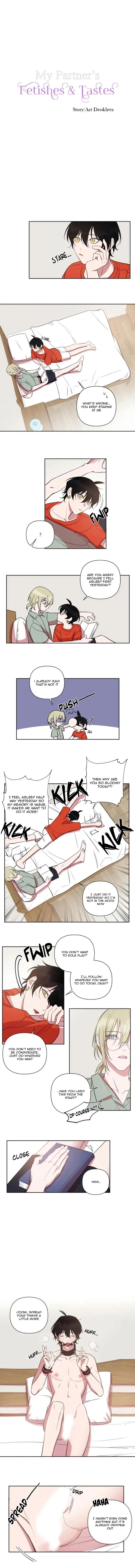 My Partner’s Tastes And Fetishes - Chapter 0.6 Page 2