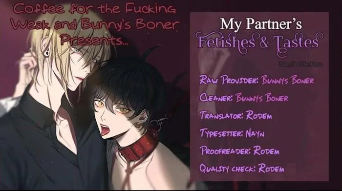My Partner’s Tastes And Fetishes - Chapter 1 Page 1
