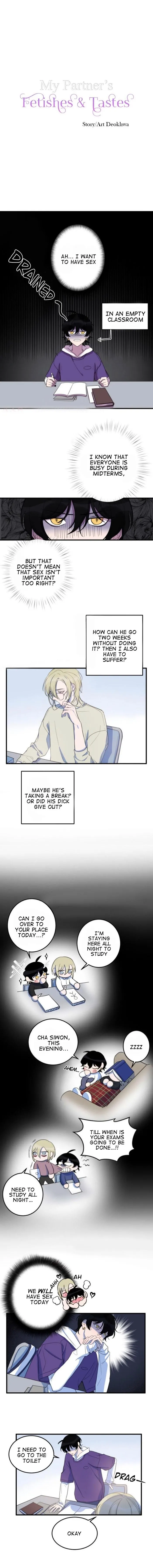 My Partner’s Tastes And Fetishes - Chapter 10 Page 1