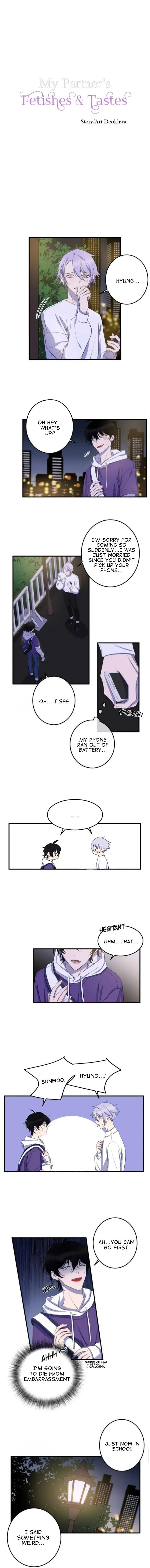 My Partner’s Tastes And Fetishes - Chapter 13 Page 1