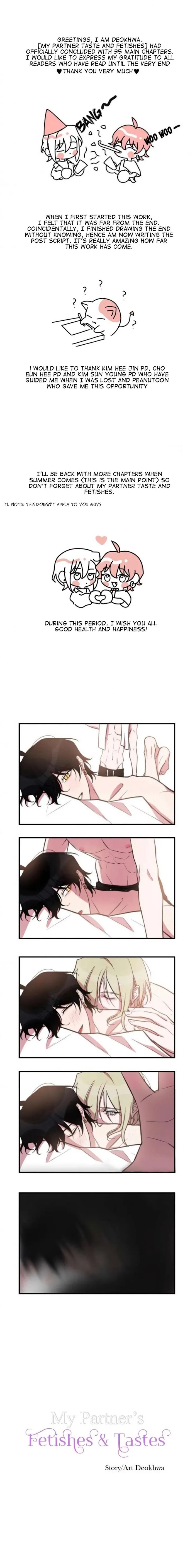My Partner’s Tastes And Fetishes - Chapter 35.5 Page 2