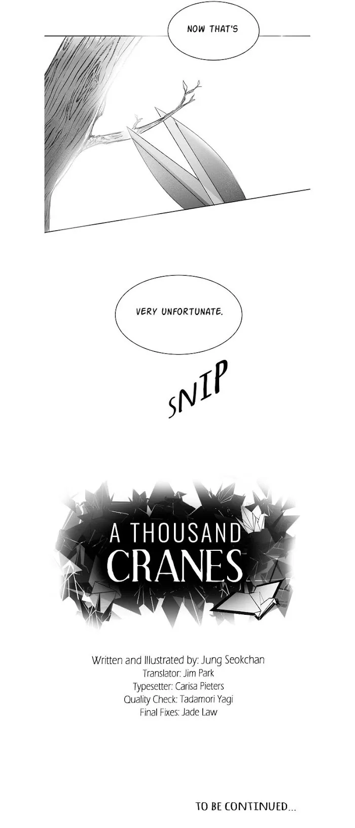 A Thousand Cranes - Chapter 8 Page 13