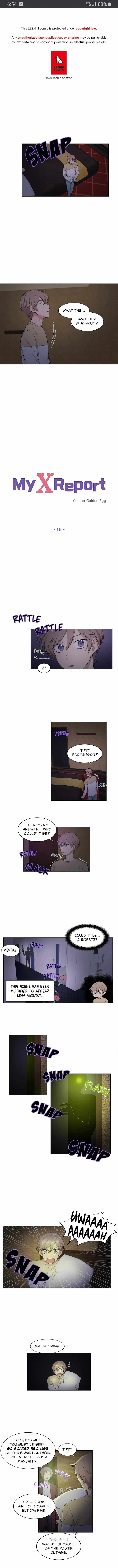 My X Report - Chapter 15 Page 1