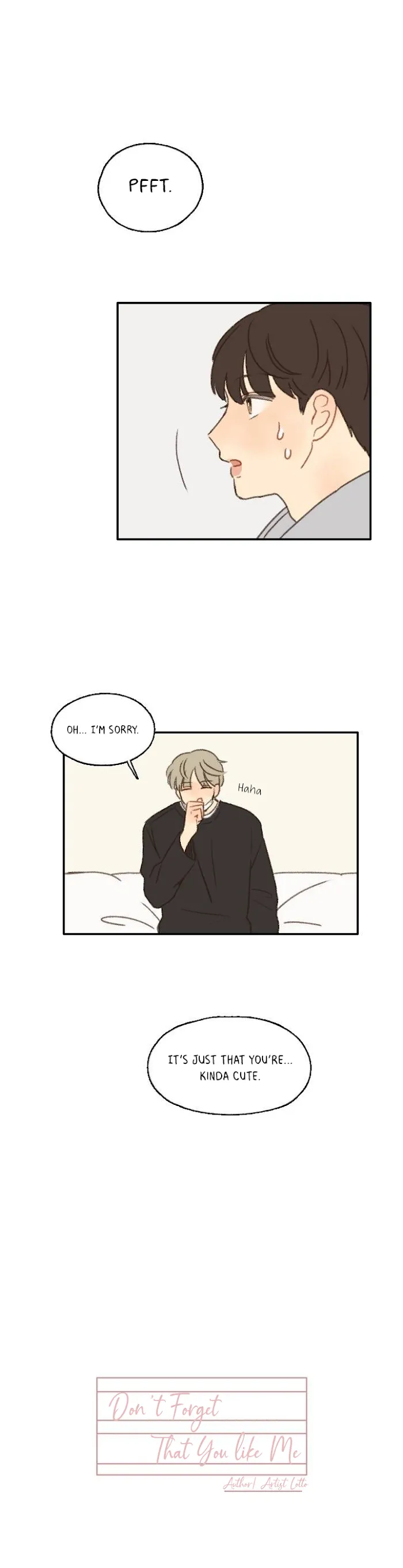 Don’t Forget That You Like Me - Chapter 3 Page 2