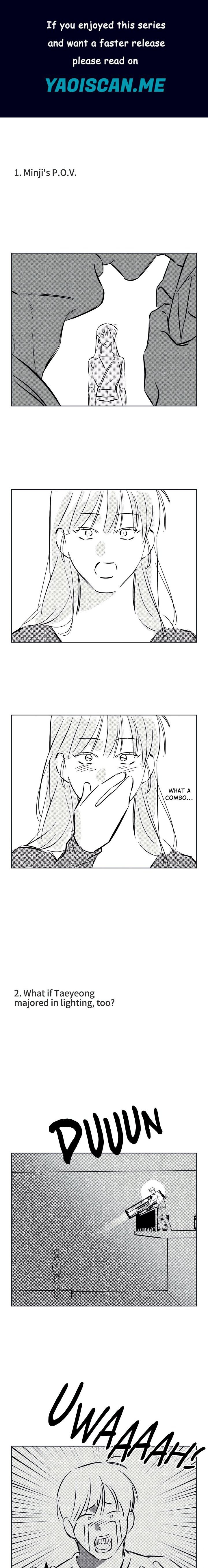 Behind the Scenes (Gunsu) (Uncensored) - Chapter 14.5 Page 1