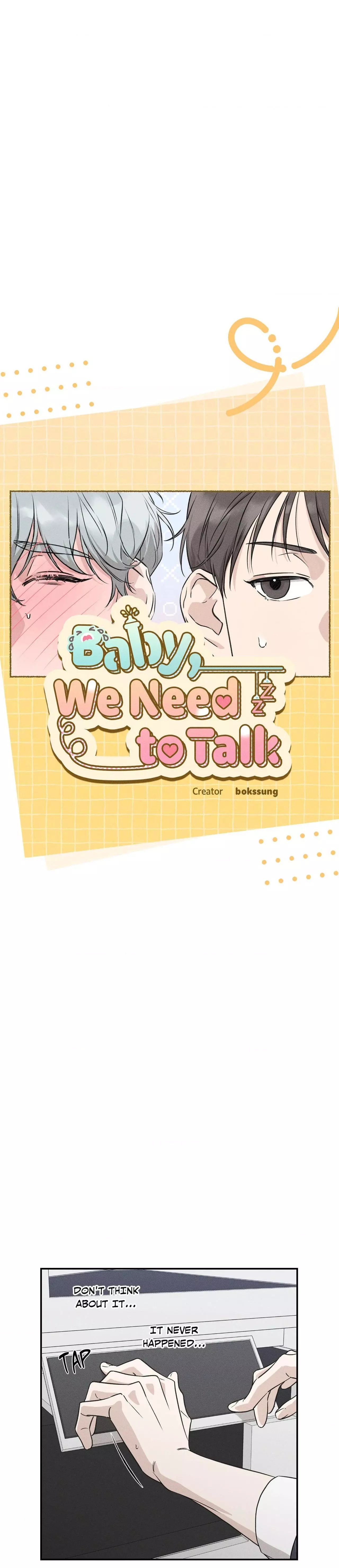 Baby, We Need to Talk - Chapter 2 Page 14