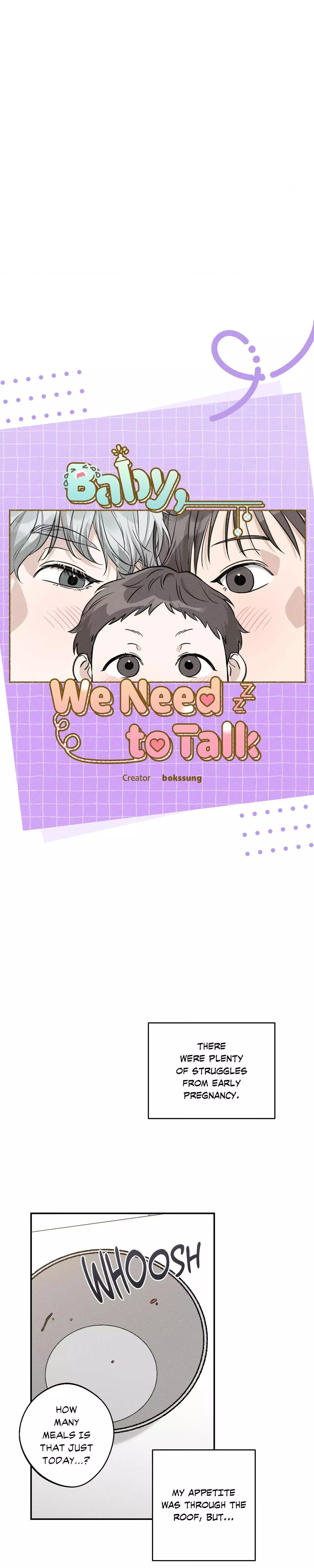 Baby, We Need to Talk - Chapter 9 Page 6