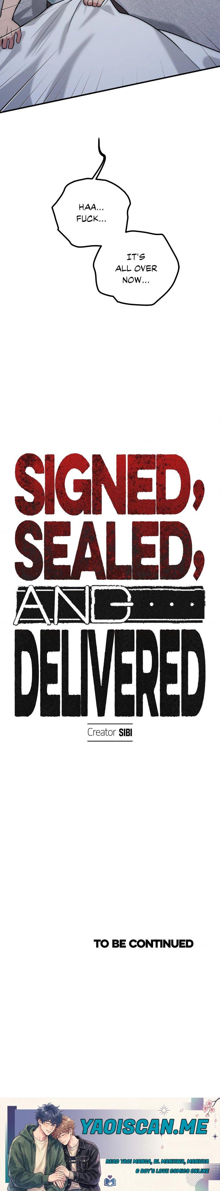 Signed, Sealed, and Delivered - Chapter 12 Page 21