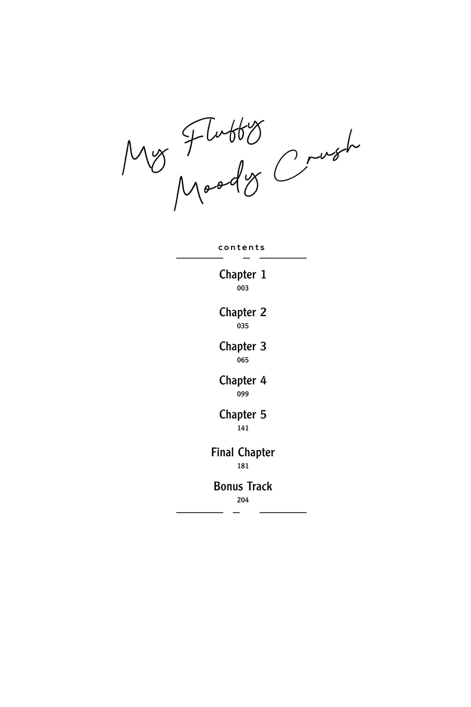 My Fluffy Moody Crush - Chapter 1 Page 5