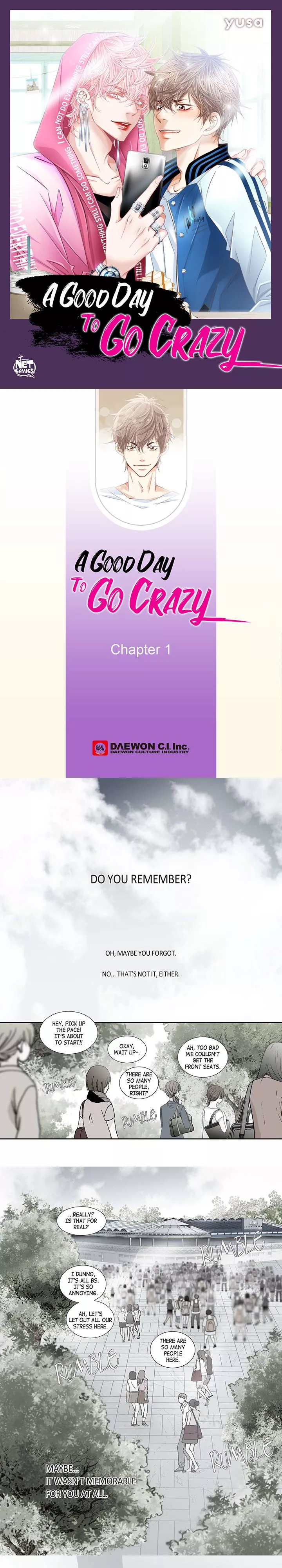 A Good Day to Go Crazy - Chapter 1 Page 1