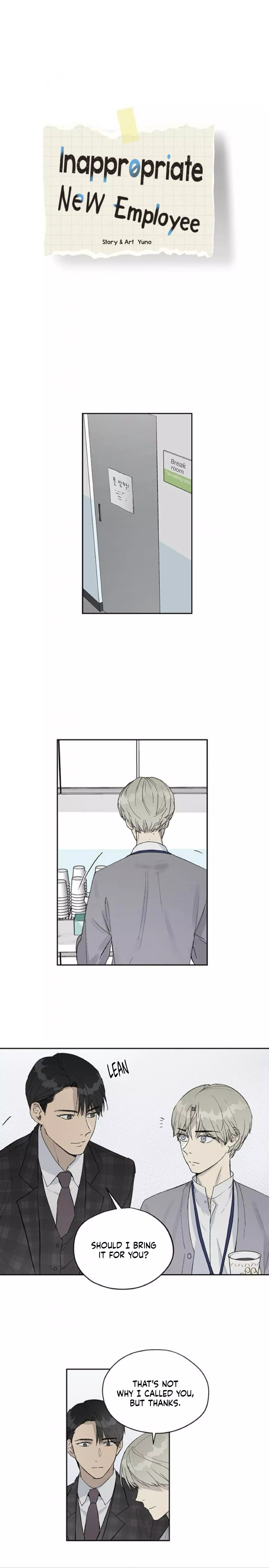 Inappropriate New Employee - Chapter 3 Page 5