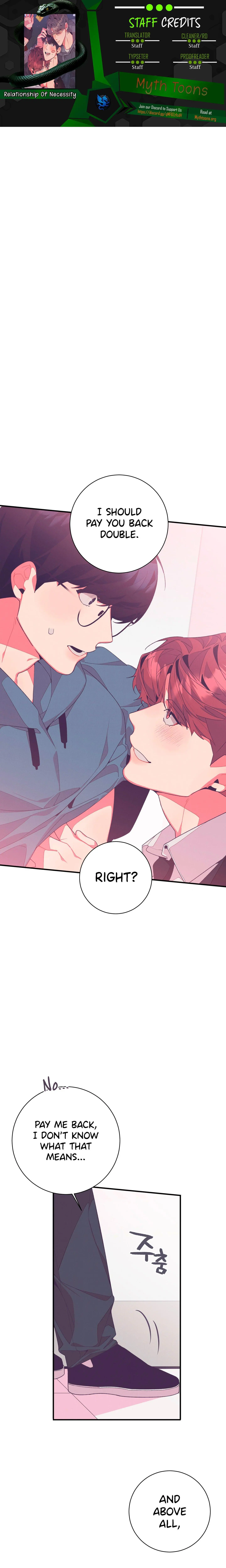 Necessity of Relationship - Chapter 6 Page 2