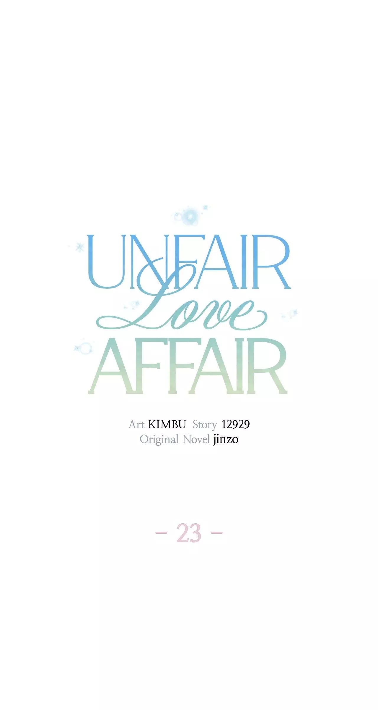 Unfair Love Affair - Chapter 23 Page 1