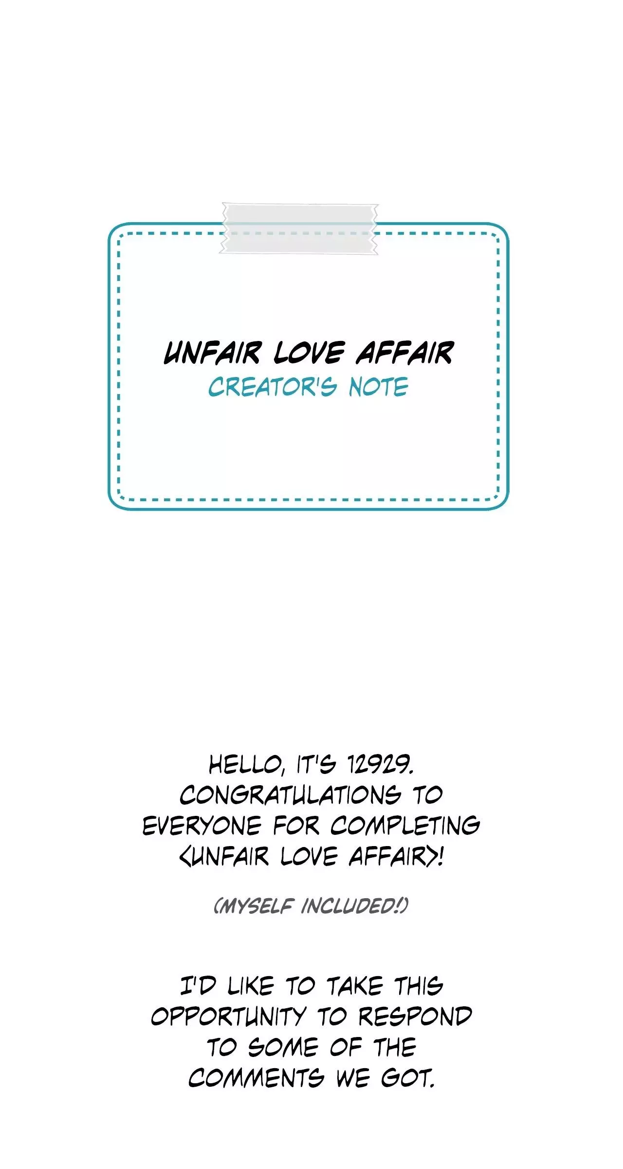 Unfair Love Affair - Chapter 52.5 Page 3