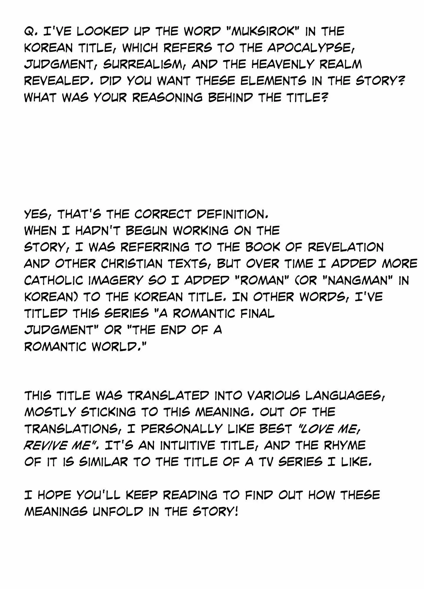 Love Me, Revive Me - Chapter 28.5 Page 9
