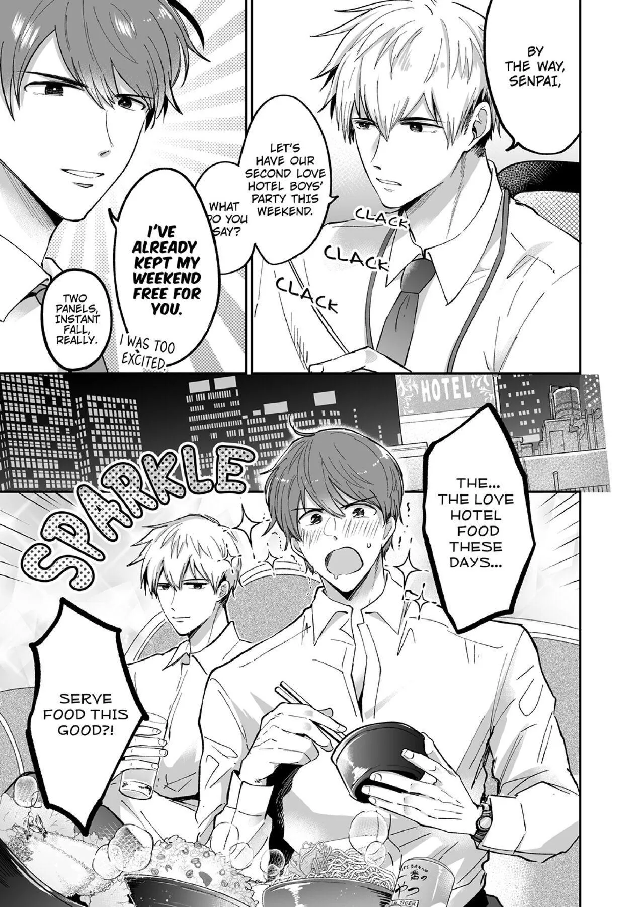 Office Worker’s Love Hotel Guys’ Night - Chapter 1 Page 7