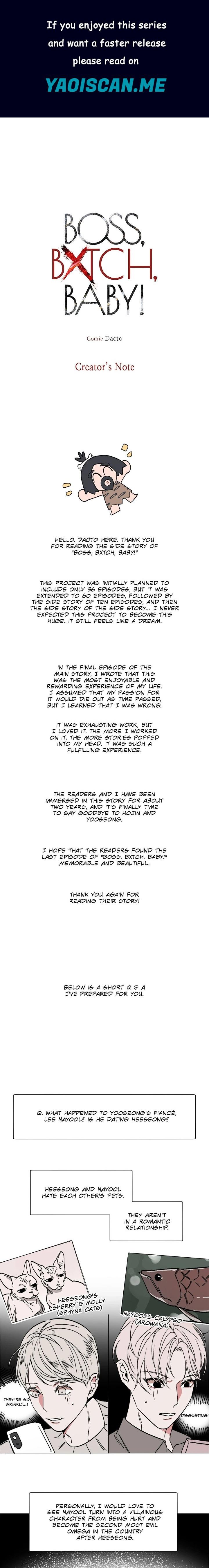 Boss, Bxtch, Baby! - Chapter 59.14 Page 1