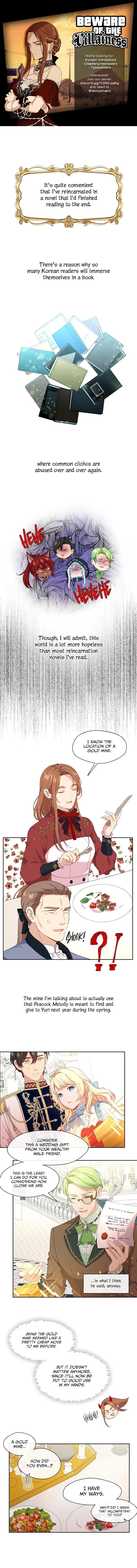 Beware Of The Villainess! - Chapter 60 Page 1