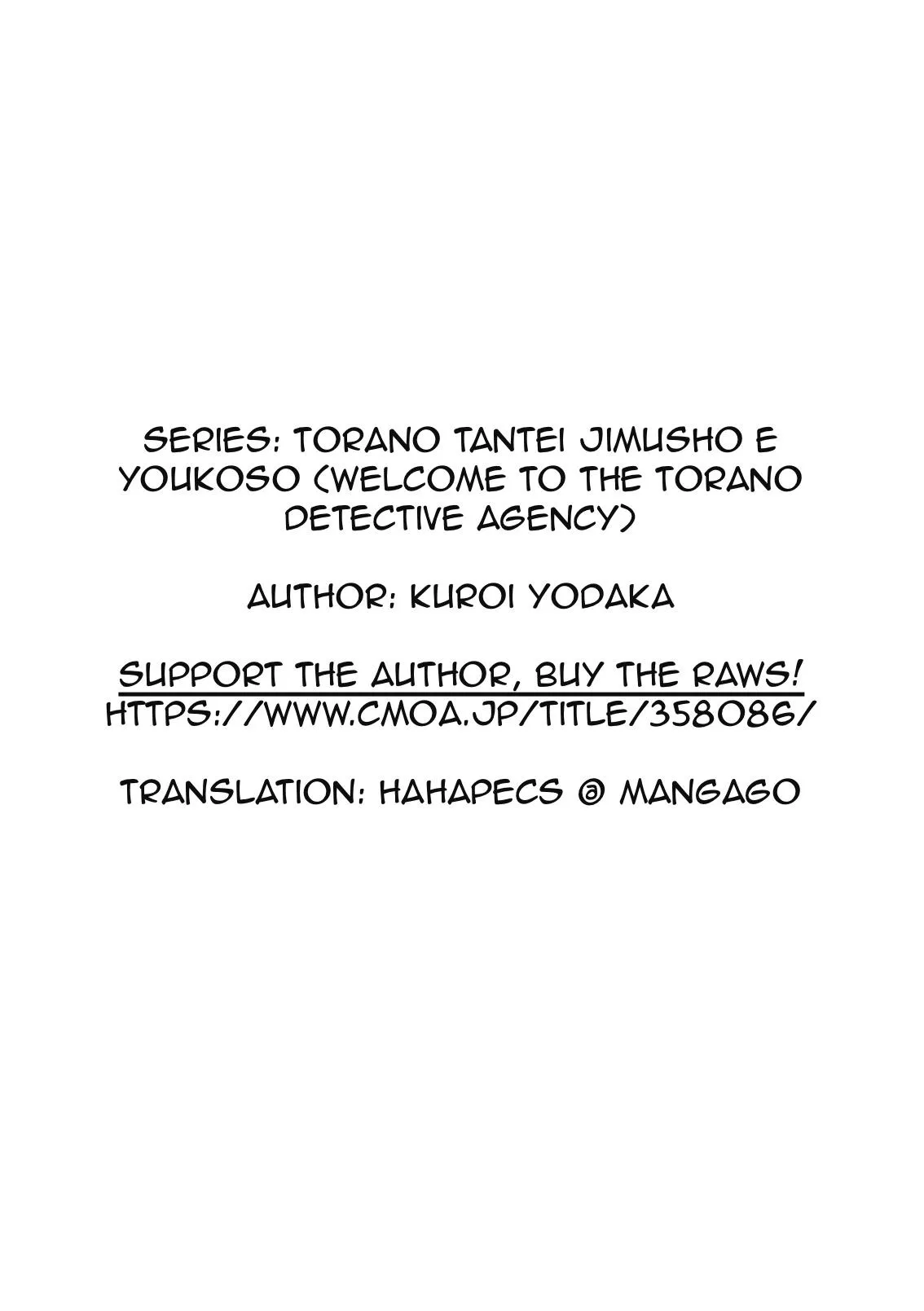 Welcome to the Torano Detective Agency - Chapter 3 Page 32
