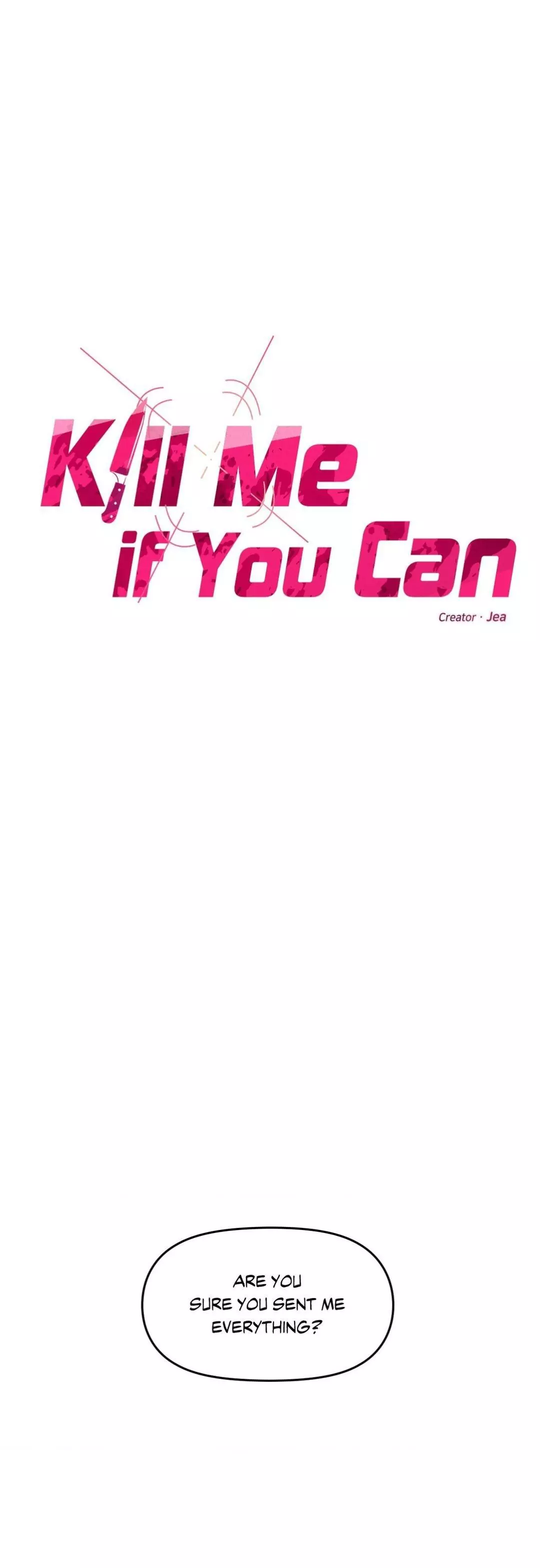 Kill Me If You Can - Chapter 50 Page 1