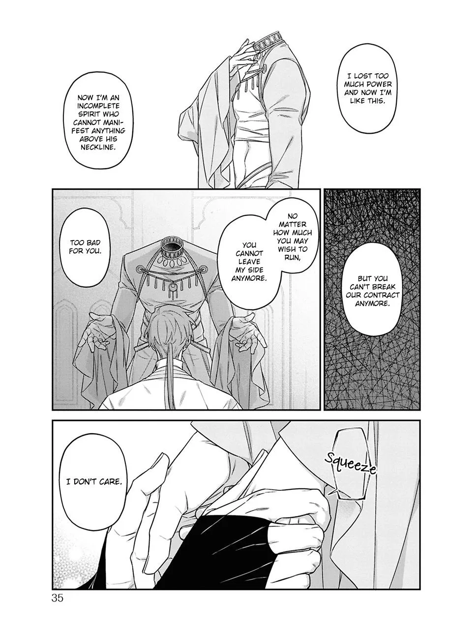 Kubinashi Seirei-sama ni Kuchizuke wo - Chapter 1 Page 37