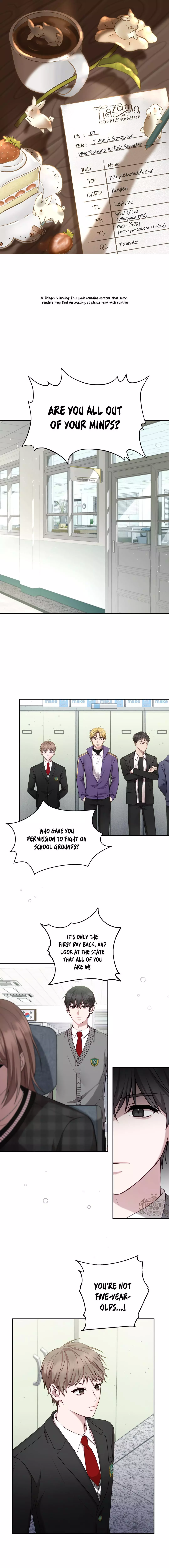High School Return of a Gangster - Chapter 7 Page 1
