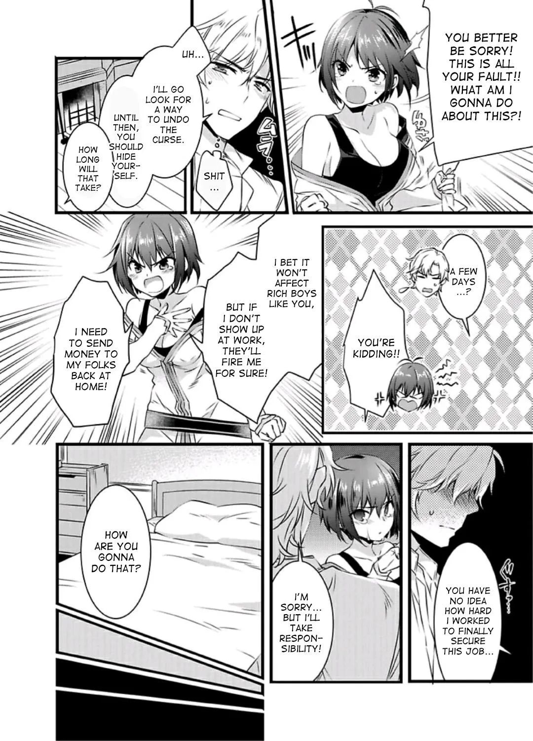 Nyotaika shita Boku wo Kishi-sama-tachi ga Nerattemasu - Chapter 1 Page 14