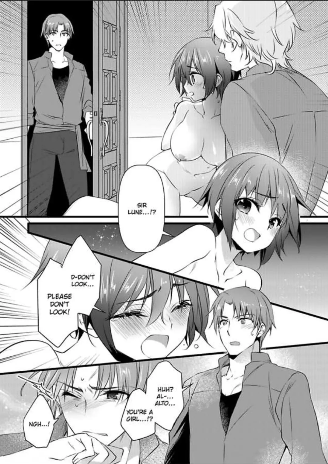 Nyotaika shita Boku wo Kishi-sama-tachi ga Nerattemasu - Chapter 6 Page 1