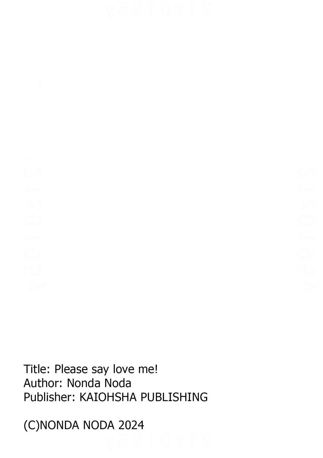 Please Say Love Me! - Chapter 1 Page 41