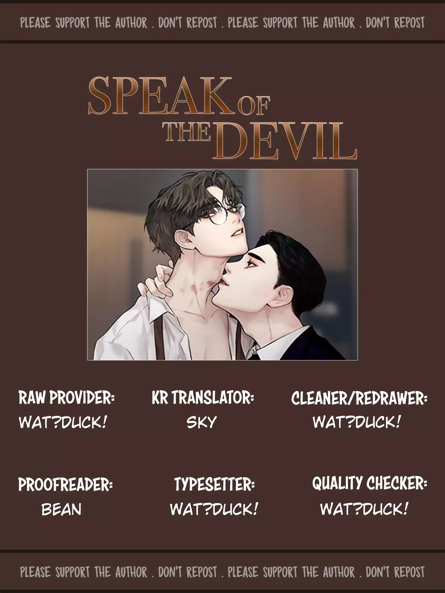Speak Of The Devil - Chapter 30 Page 1