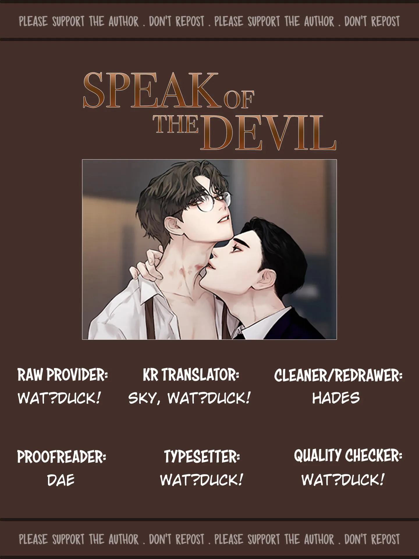 Speak Of The Devil - Chapter 37 Page 1