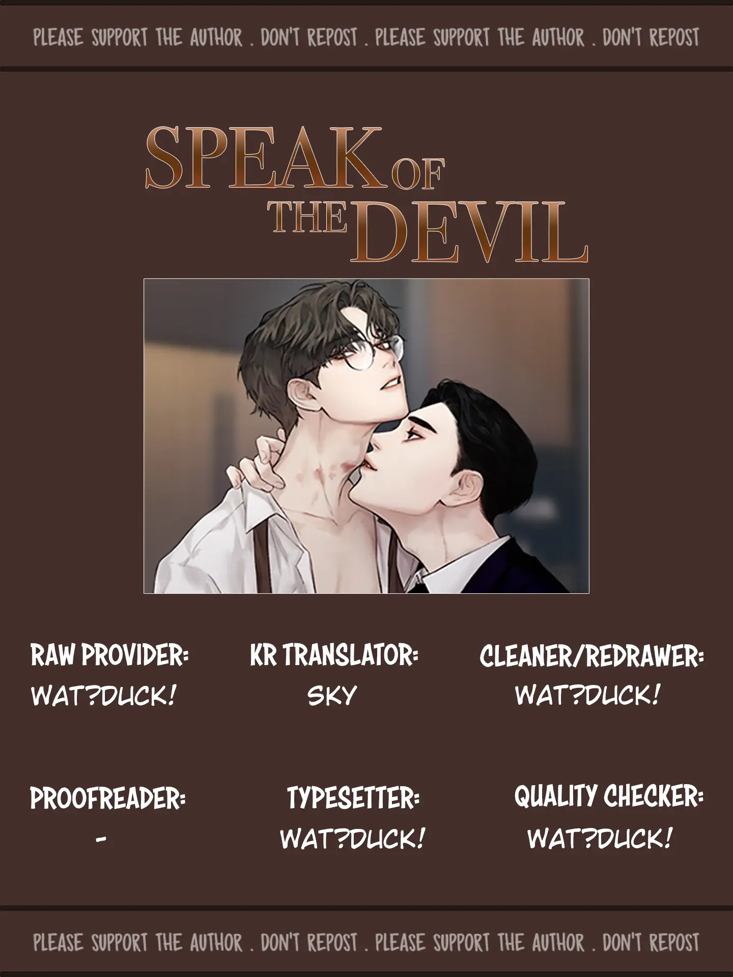 Speak Of The Devil - Chapter 41.1 Page 1