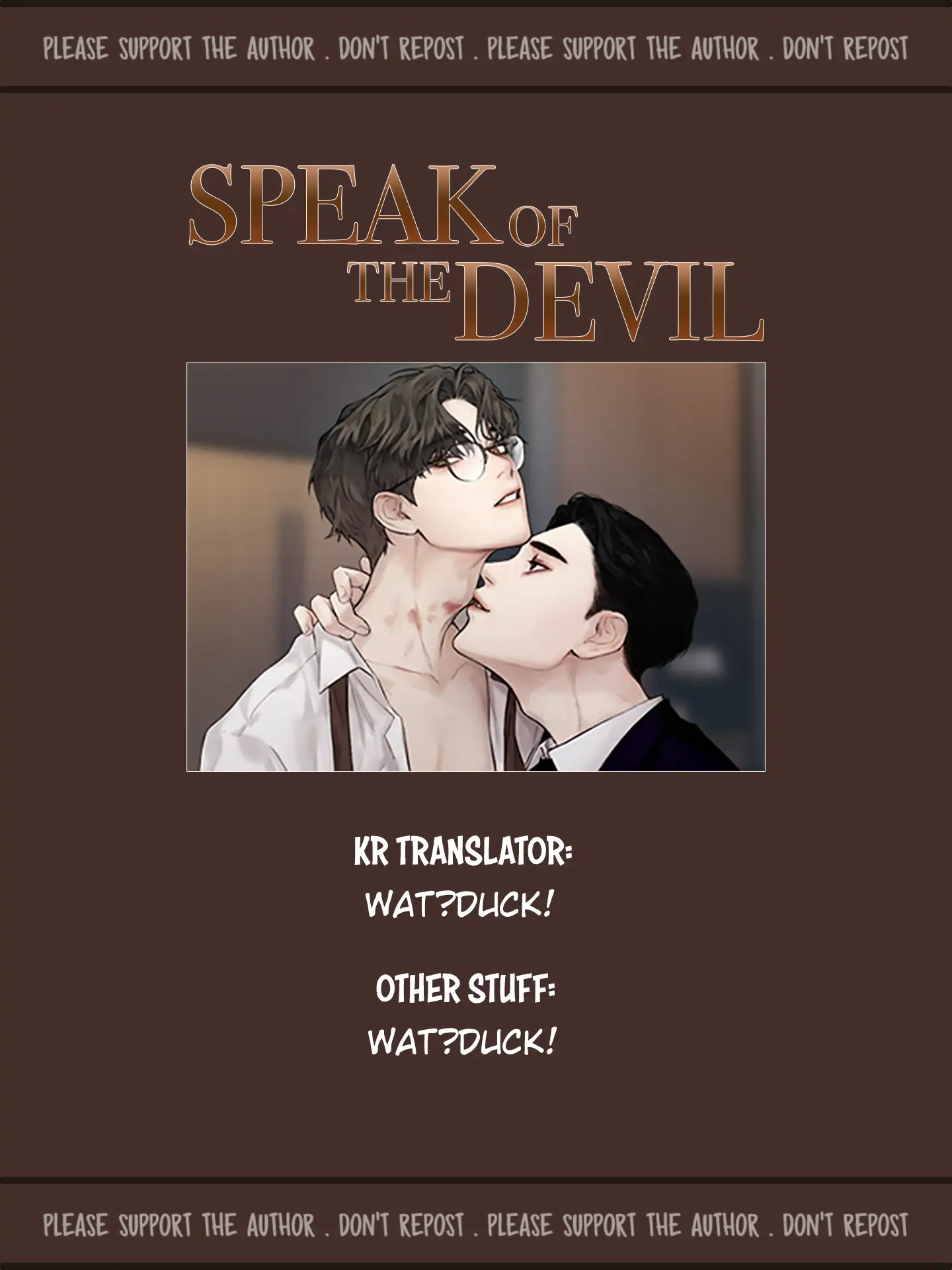 Speak Of The Devil - Chapter 42 Page 1