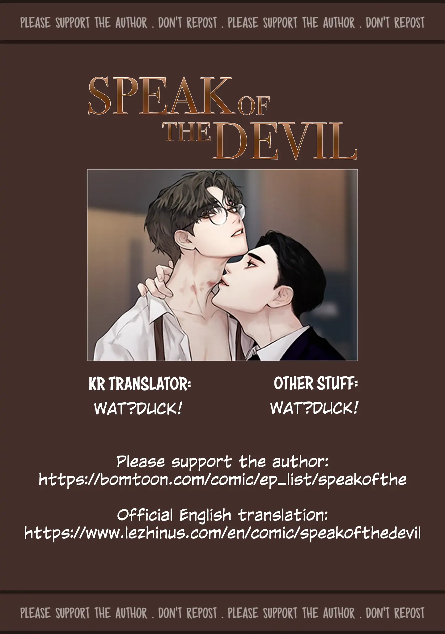 Speak Of The Devil - Chapter 50 Page 1