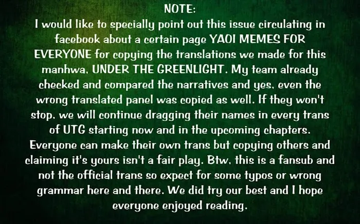 Under The Green Light - Chapter 8 Page 58