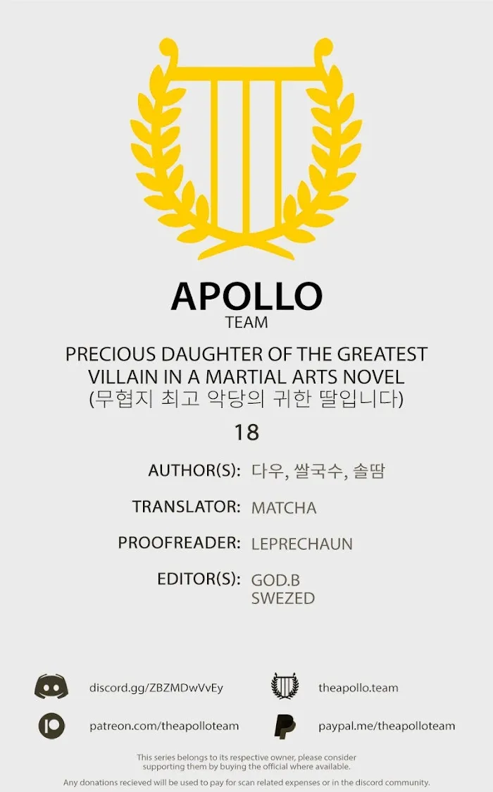 I Am The Precious Daughter Of The Greatest Villain In The Fantasy World - Chapter 18 Page 1