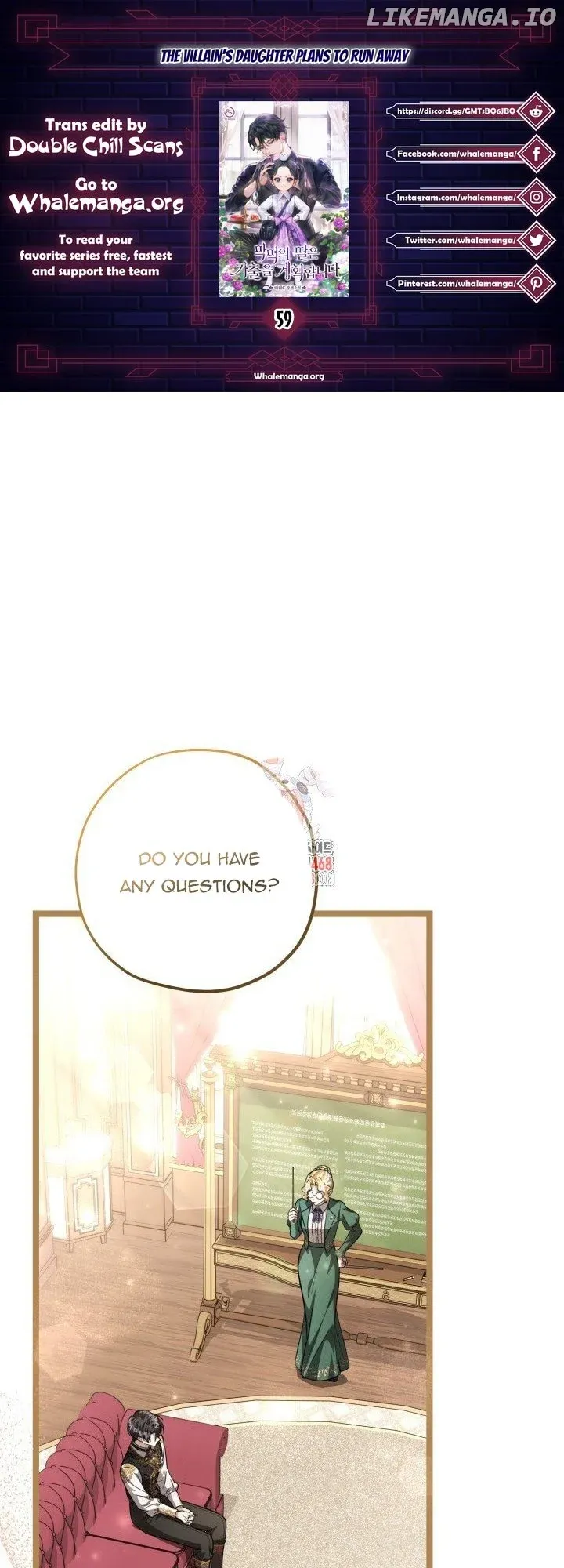 The Villain’s Daughter Plans To Run Away - Chapter 59 Page 1