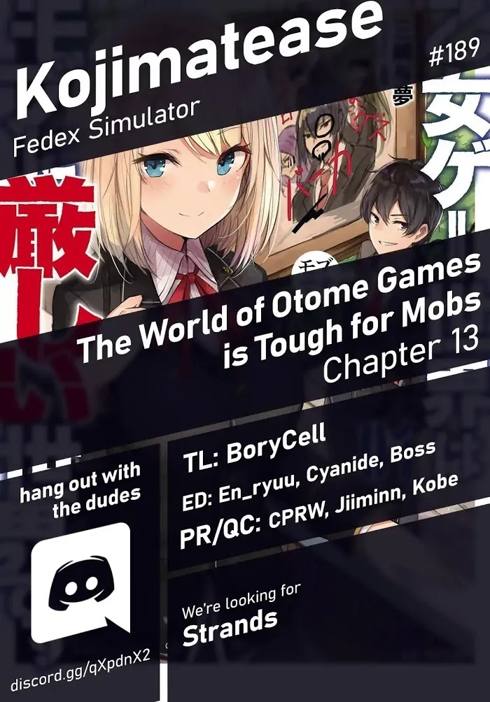 The World Of Otome Games Is Tough For Mobs - Chapter 13 Page 1