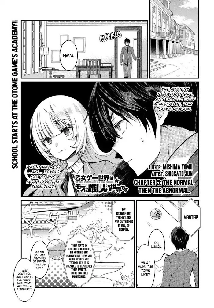 The World Of Otome Games Is Tough For Mobs - Chapter 5 Page 2