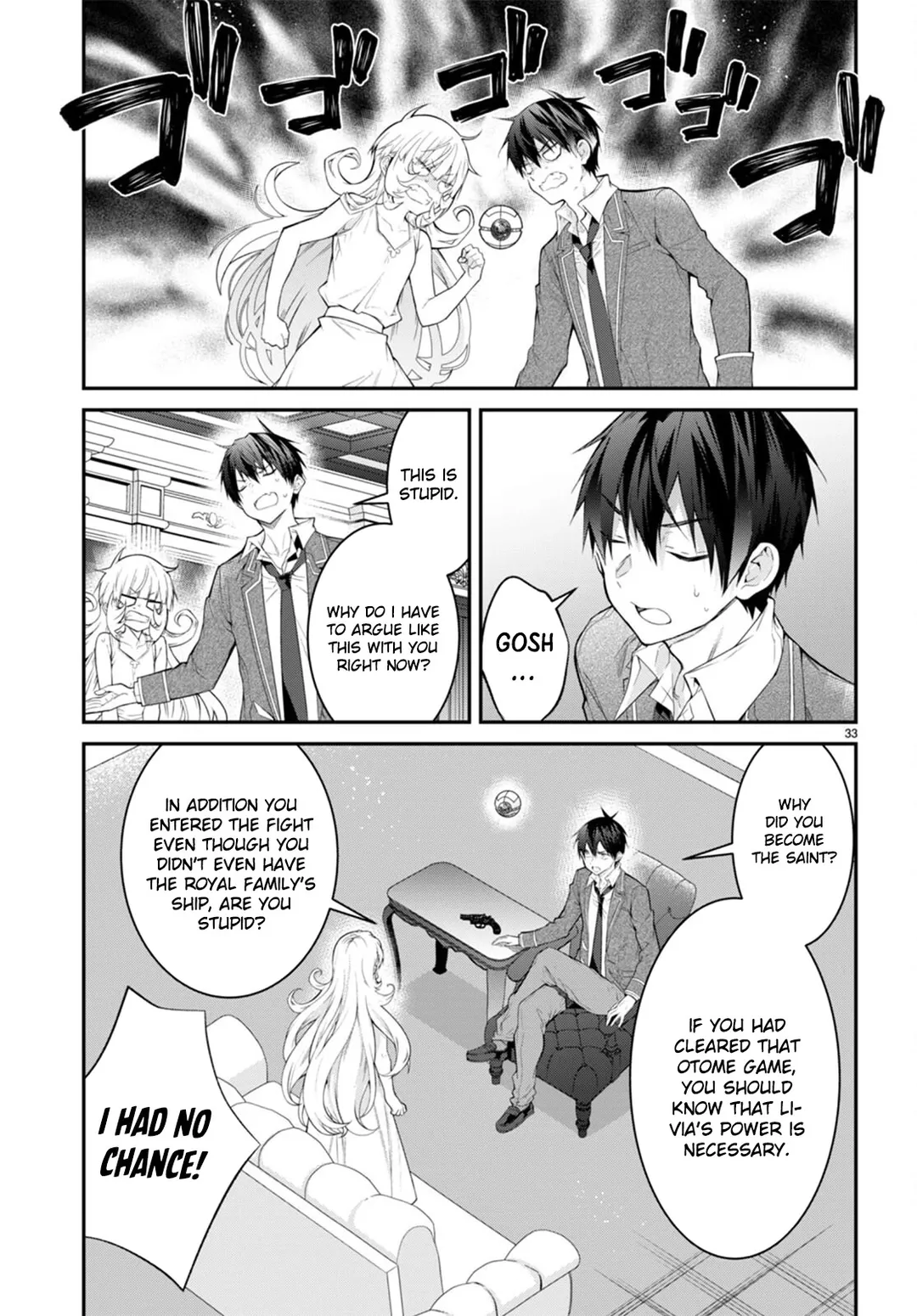 The World Of Otome Games Is Tough For Mobs - Chapter 51 Page 33