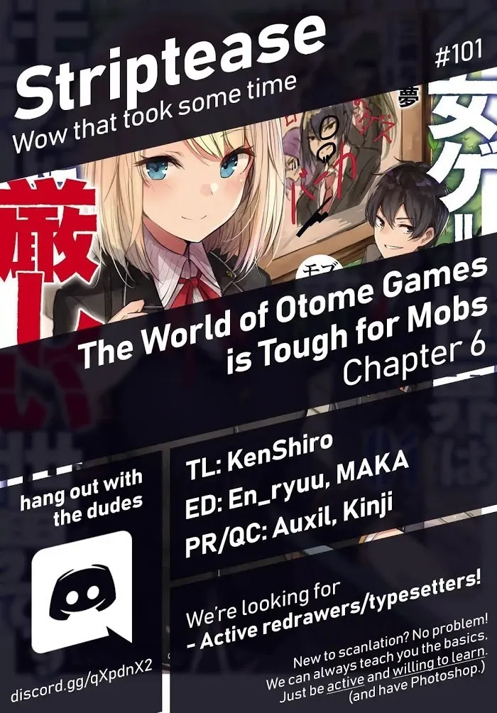 The World Of Otome Games Is Tough For Mobs - Chapter 6 Page 1