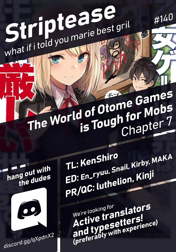 The World Of Otome Games Is Tough For Mobs - Chapter 7 Page 1