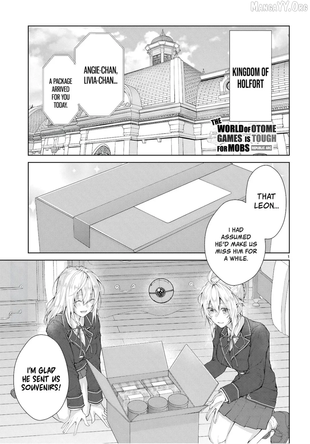 The World Of Otome Games Is Tough For Mobs - Chapter 74 Page 1