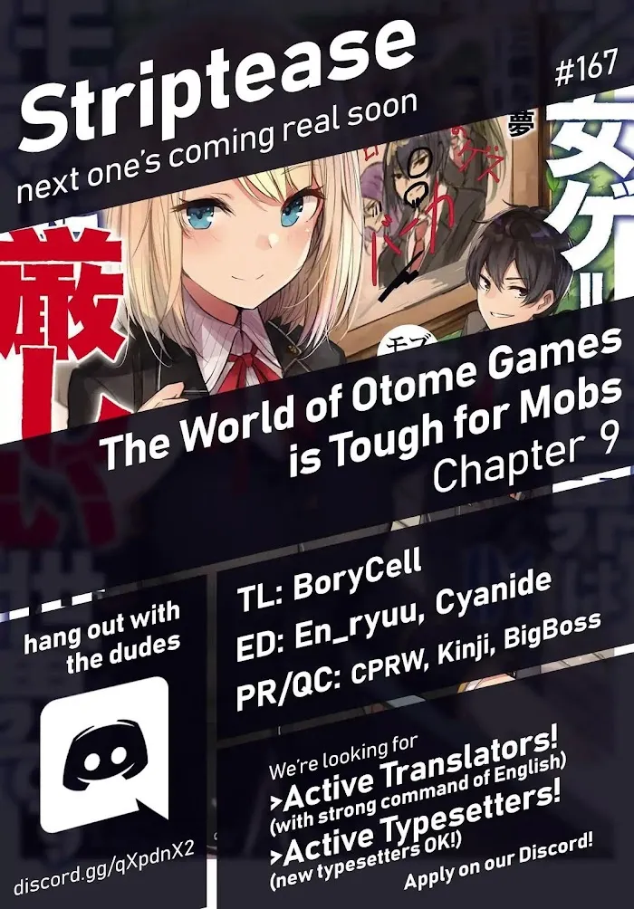 The World Of Otome Games Is Tough For Mobs - Chapter 9 Page 1