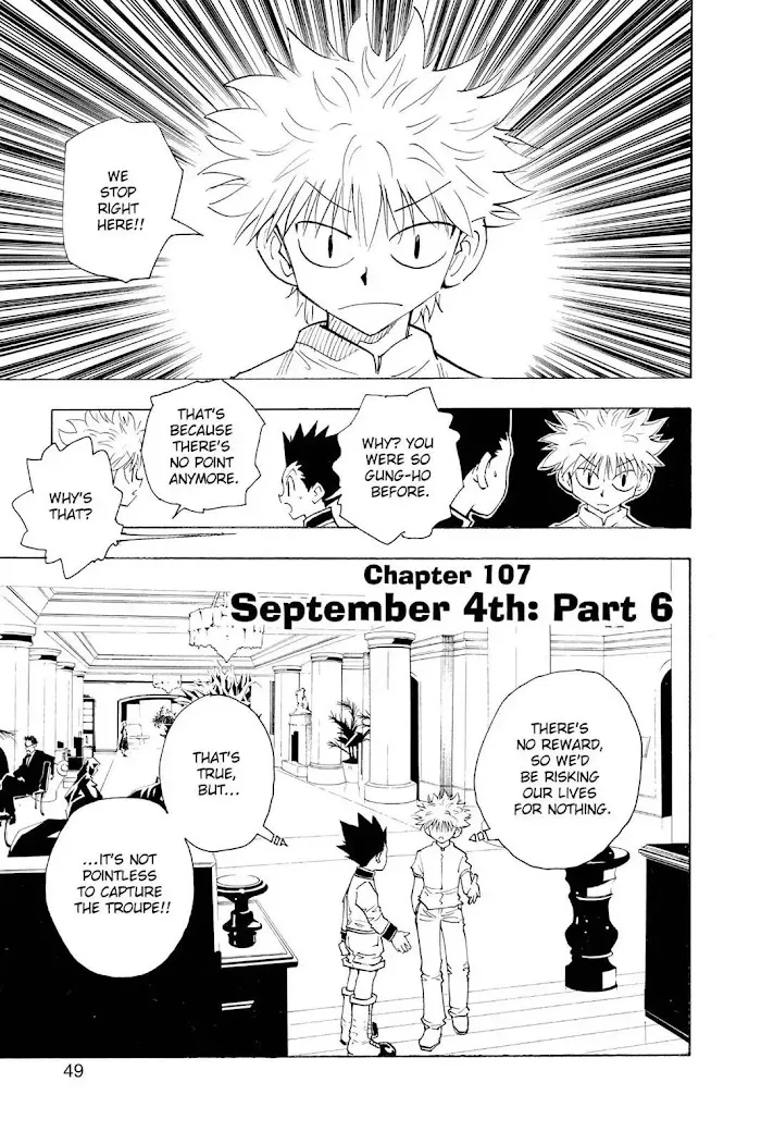 Hunter X Hunter - Chapter 107 Page 1