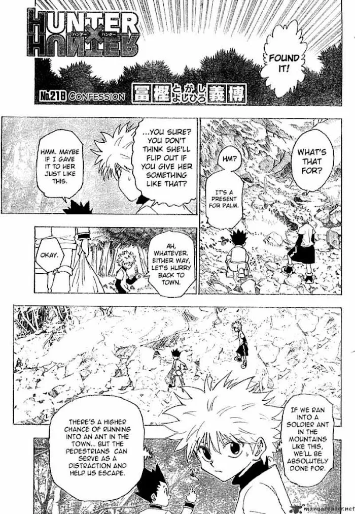 Hunter X Hunter - Chapter 218 Page 2