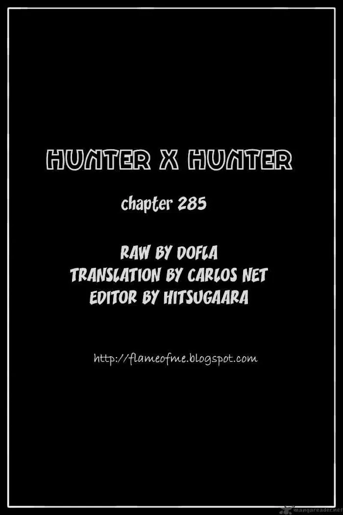 Hunter X Hunter - Chapter 285 Page 16